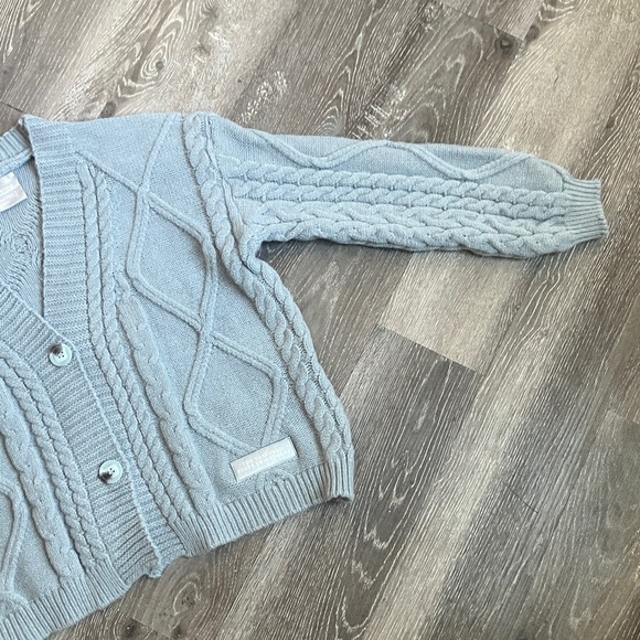 Taylor Swift The Tortured Poets Department gray button-down cardigan. - Picture 8 of 15